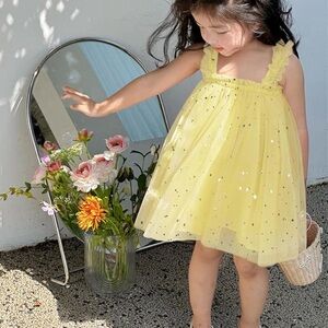 Yellow Sparkle Dress